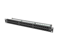 LANBERG Patch Panel 48 czarny PPU6-1048-B - 457383 - zdjęcie 4